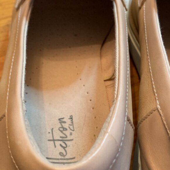 Collection by Clarks - tan leather loafers - Picture 12 of 12